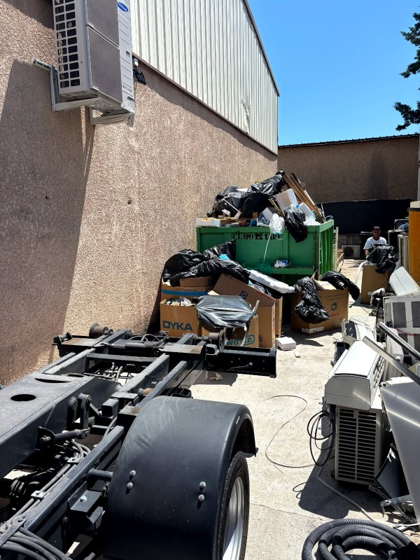 location benne dechet metal livraison site frejus saint raphael var