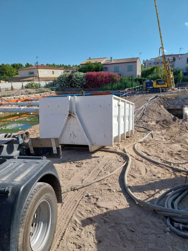 louer benne dib 13m3 travaux montauroux var